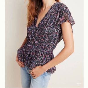 Anthropologie Dionne Wrap Blouse